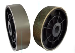 6 inch Diamond Grinding Wheel 150x38x25.4mm Hole with 3pc Sleeve Reducer 19 to 16 to 12.7 Electroplated Alloy Polishing Wheel