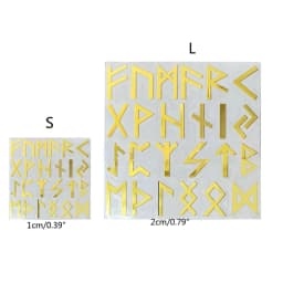 Decorative Stickers Chunky Glitter Luen Letter Stickers Gold Self Adhesive Metal Sticker DIY Scrapbooking Album Home