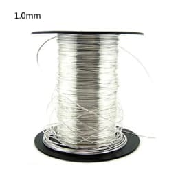 1m 925 Sterling Silver Wire in DIY Jewelry Making 0.3/0.4/0.5/0.6/0.7/0.8/0.9/1.2mm