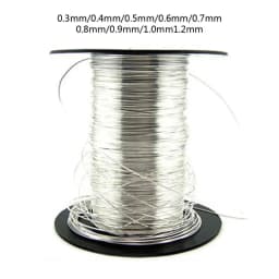 1m 925 Sterling Silver Wire in DIY Jewelry Making 0.3/0.4/0.5/0.6/0.7/0.8/0.9/1.2mm