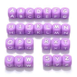 100pc Letter Silicone Beads BPA Free12mm Silicone Bead for Jewelry Necklace Making DIY Pacifier Chain Clips Baby Toys Accessorie