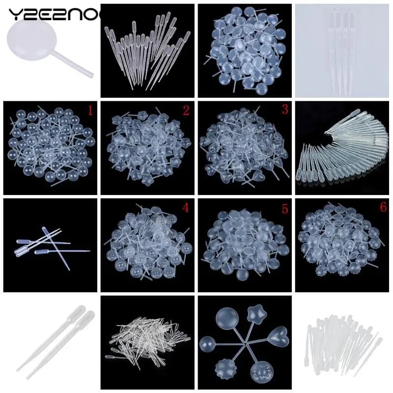 Plastic Disposable Pipettes Squeeze Transfer Pipettes Dropper For Silicone Mold UV Epoxy Resin Craft Jewelry Making