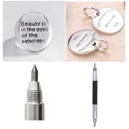 Double-headed Scribe Pens Scribing Engraving Etching Pen DIY Engraver Etcher Tool Kit for Metal Glass Ceramics Jewelry Scriber