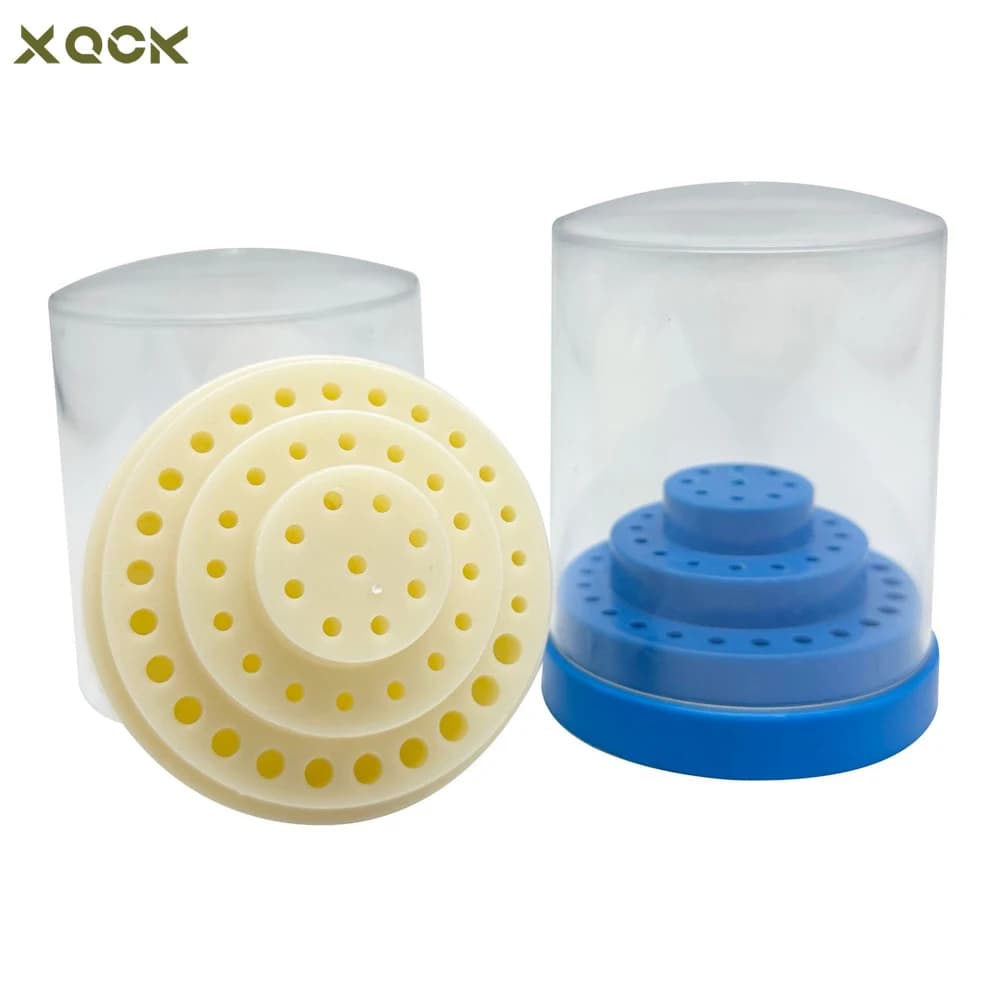 50 Holes Grinding Head Storage Box for Jewellery Polishing Wheel Shank 2.35mm to 4.5mm Drill Bit Organizer Stand Jewelry Tools