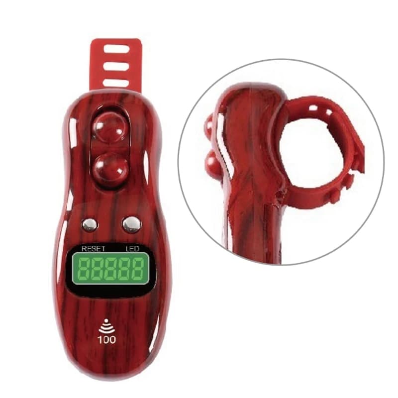 Model 3003s Electric Rings Rosary Digital Finger Tally Counter with Beep Sound LED Digital Tasbeeh Stress Relief Gadget