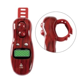 Model 3003s Electric Rings Rosary Digital Finger Tally Counter with Beep Sound LED Digital Tasbeeh Stress Relief Gadget
