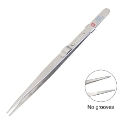 Jewellery Stainless Steel Tweezer Pointed Tweezers Anti-Slip Pointed Fine With Lock Groove Diamond Tweezers Clip Jewelry Making