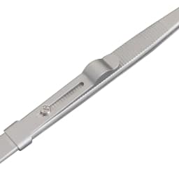 Jewellery Stainless Steel Tweezer Pointed Tweezers Anti-Slip Pointed Fine With Lock Groove Diamond Tweezers Clip Jewelry Making