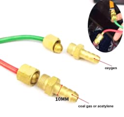 jewelry Gas Little Torch Connector Suit Oxygen Acetylene Welding Soldering Kit connect adapter