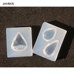Diy Crystal Epoxy Mold Water Drop Pendant Jewelry Mold Hanging Pendant Decoration Drop Shape Irregular Silicone Mold