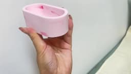 Homemade Succulent Plant Pot Silicone Mold Planter Mold Fashion Oval Jewelry Storage Container Mold DIY Craft