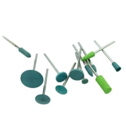 12pcs Silicone Point Rubber Mounted Polisher 2.35mm Shank Jewelry Grinding Head Rotary Tools