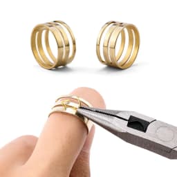 9x18mm Easy Open Jump Ring Tools Closing Finger Jewelry Tools Copper Jump Ring Opener for DIY Jewelry Making Jewelry Findings