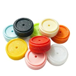 20Pcs New 3D Silicone Beads Food Grade Cartoon Focal Beads For Jewelry Making DIY Pen KeyChain Accessories Baby Silicone Beads