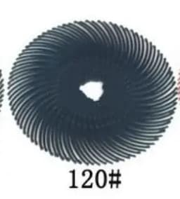 10pcs 75mm Gold Spiral Disc Radial Abrasive Brush Wheel for Dremel Rotary Tools Jewelry Polishing And Finishing Accessory