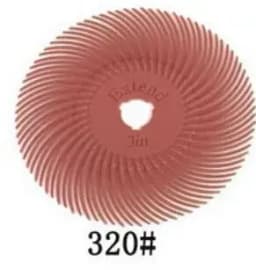 10pcs 75mm Gold Spiral Disc Radial Abrasive Brush Wheel for Dremel Rotary Tools Jewelry Polishing And Finishing Accessory