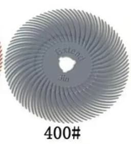 10pcs 75mm Gold Spiral Disc Radial Abrasive Brush Wheel for Dremel Rotary Tools Jewelry Polishing And Finishing Accessory