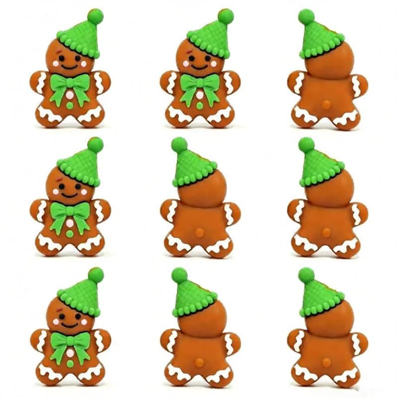 20pcs 3D Silicone Beads Food Grade Cartoon Focal Beads For Jewelry Making DIY Pen KeyChain Accessories Baby Silicone Beads