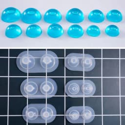 Handmade Ball-Jointed Doll Eyes Mold BJD Doll Heavy Pupil Eye Eyeball Dome Silicone Molds Kit Art Craft Tools