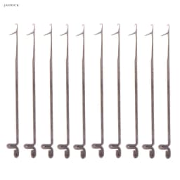 JAVRICK 10 Pcs Crochet Threader Beading Needles Stringing Tool DIY Jewelry Making 80mm NEW