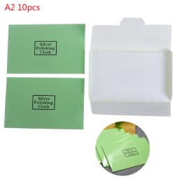 10pcs Polish Polishing Cloth Silver Color Cleaning Polishing Cloth Soft Clean Wipe Wiping Cloth For Silver Gold Jewelry Tool