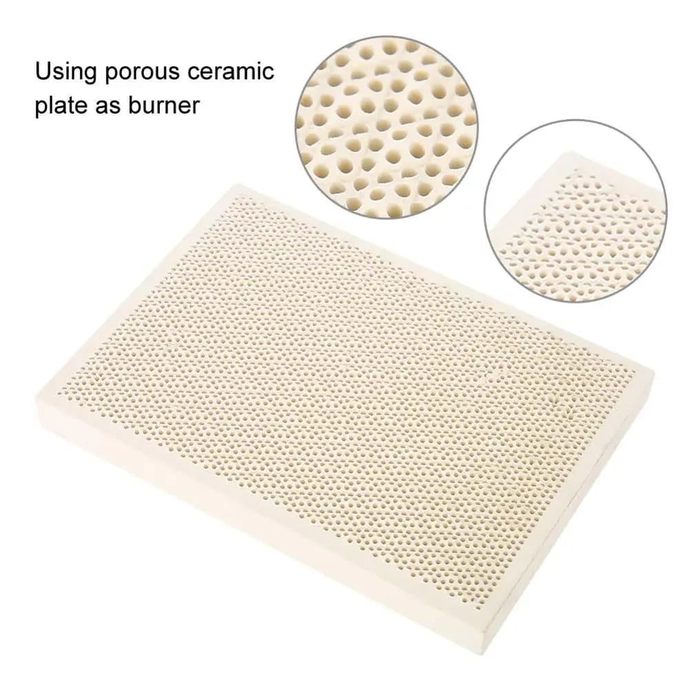 1PC Ceramic Soldering Board Jewelry Heating for Paint Printing Drying Jewelry Casting Making Processing Tool 135 * 95 * 13mm