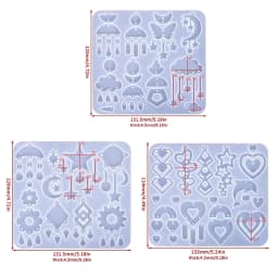 Jewelry Making Mold for Pendants Beautiful Jewelry Silicone Mold for Jewelry Designers and DIY Enthusiasts R3MC