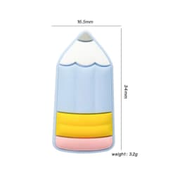 20pcs New Silicone Beads Handwork Focal Beads Baby Toy DIY String Pen Bead Nipple Chain Jewelry Pendant Accessories