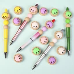 20pcs New 3D Silicone Beads Food Grade Cartoon Focal Beads For Jewelry Making DIY Pen KeyChain Accessories Baby Silicone Beads