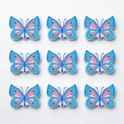 20pcs Butterfly Silicone Beads BPA Free Food Grade Silicone Teether Beads DIY Pacifier Chain Jewelry Accessorie Focal Bead Bulk