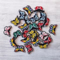 20pcs Butterfly Silicone Beads BPA Free Food Grade Silicone Teether Beads DIY Pacifier Chain Jewelry Accessorie Focal Bead Bulk