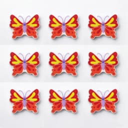 20pcs Butterfly Silicone Beads BPA Free Food Grade Silicone Teether Beads DIY Pacifier Chain Jewelry Accessorie Focal Bead Bulk