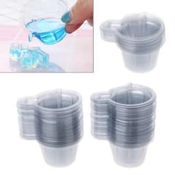20/50/100/200 Pcs 40ML Plastic Disposable Dispensing Cup Epoxy Resin Mixing Cups Resin Dispenser DIY Epoxy Resin Jewelry Making