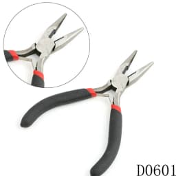 1 Piece Stainless Steel Needle Nose Pliers Jewelry Making Hand Tool Black Pliers Tools DIY Equipment Handcraft Beadwork Repair
