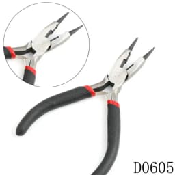 1 Piece Stainless Steel Needle Nose Pliers Jewelry Making Hand Tool Black Pliers Tools DIY Equipment Handcraft Beadwork Repair