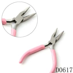 1 Piece Stainless Steel Needle Nose Pliers Jewelry Making Hand Tool Black Pliers Tools DIY Equipment Handcraft Beadwork Repair