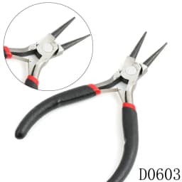 1 Piece Stainless Steel Needle Nose Pliers Jewelry Making Hand Tool Black Pliers Tools DIY Equipment Handcraft Beadwork Repair