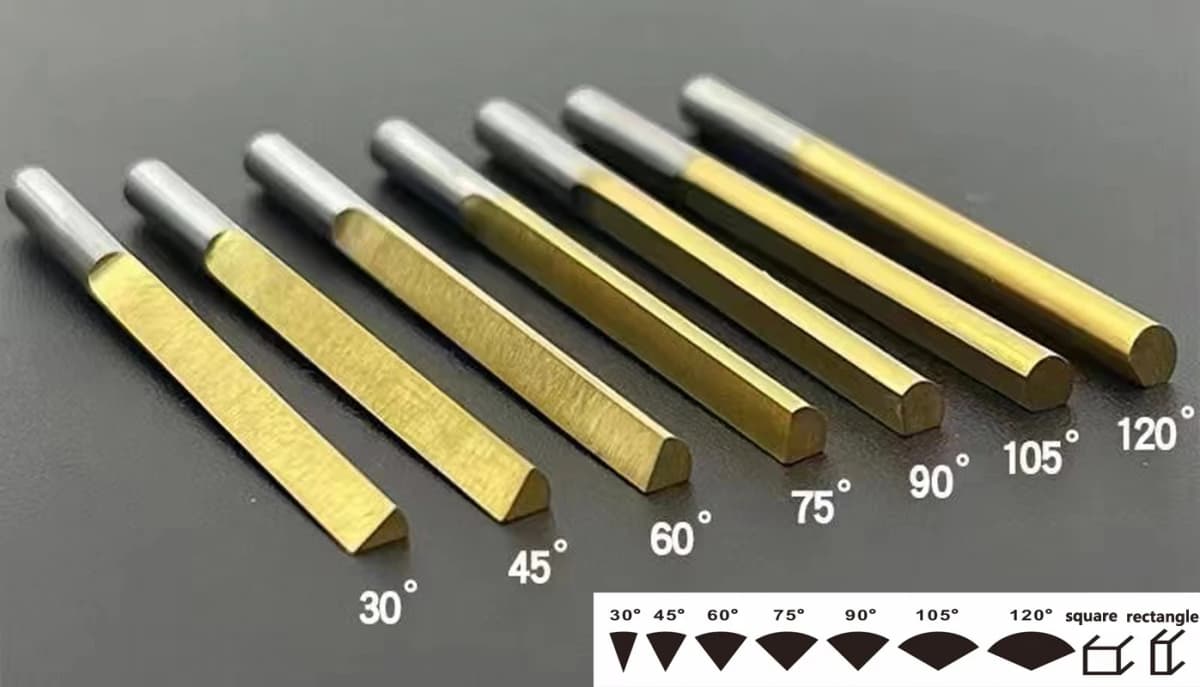 Angle Cutter Engraving Knives Jewelry Pneumatic Graver Accessories Spatula Triangle Metal Blades DIY Making Tools