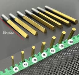 Angle Cutter Engraving Knives Jewelry Pneumatic Graver Accessories Spatula Triangle Metal Blades DIY Making Tools
