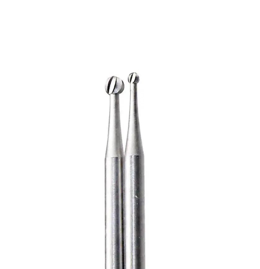 6 Pieces Steel Burs Ball Head Shaped Jewellery DIY Carving Bur Olive Amber Wood Mill Router Bit Jewelry Engraving Tools