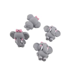 20pcs New 3D Silicone Beads Food Grade Cartoon Focal Beads For Jewelry Making DIY Pen KeyChain Accessories Baby Silicone Beads