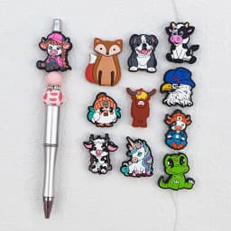 20pcs New Silicone Beads BPA Free Silicone Baby Teething Beads DIY Pen Pacifier Chain Jewelry Accessorie Focal Beads Bulk
