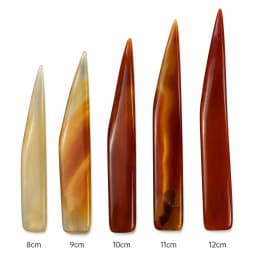 Natural Agate Knife 7-19cm Gold Silver Jewelry Polishing Burnishing Tool Gemstone Surface Finishing Hand Tool 13 Sizes