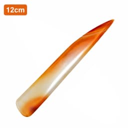 Natural Agate Knife 7-19cm Gold Silver Jewelry Polishing Burnishing Tool Gemstone Surface Finishing Hand Tool 13 Sizes