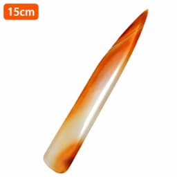 Natural Agate Knife 7-19cm Gold Silver Jewelry Polishing Burnishing Tool Gemstone Surface Finishing Hand Tool 13 Sizes