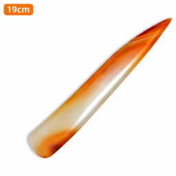 Natural Agate Knife 7-19cm Gold Silver Jewelry Polishing Burnishing Tool Gemstone Surface Finishing Hand Tool 13 Sizes