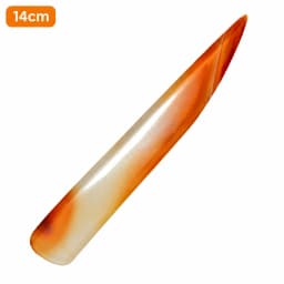 Natural Agate Knife 7-19cm Gold Silver Jewelry Polishing Burnishing Tool Gemstone Surface Finishing Hand Tool 13 Sizes