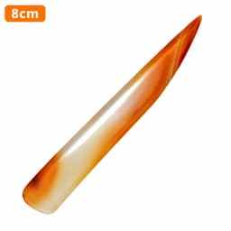 Natural Agate Knife 7-19cm Gold Silver Jewelry Polishing Burnishing Tool Gemstone Surface Finishing Hand Tool 13 Sizes