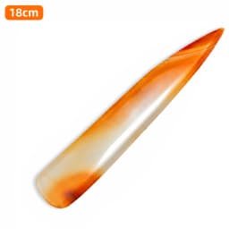 Natural Agate Knife 7-19cm Gold Silver Jewelry Polishing Burnishing Tool Gemstone Surface Finishing Hand Tool 13 Sizes