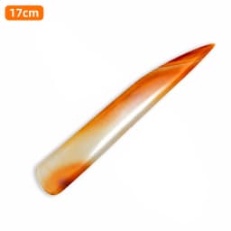 Natural Agate Knife 7-19cm Gold Silver Jewelry Polishing Burnishing Tool Gemstone Surface Finishing Hand Tool 13 Sizes